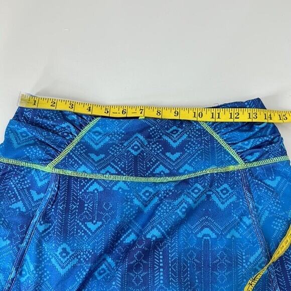 Athleta Sprint Skort Skirt Womens Small Blue Athletic Golf Tennis Pull on Print - Picture 9 of 11